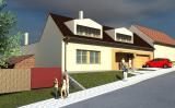 Arch. studie - rodinný dům v Nechvalíně